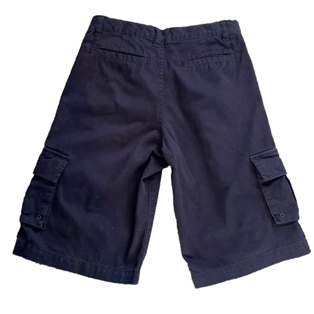 Roots Unisex Kids Cargo Chino Shorts Black Size 12 - Picture 3 of 6